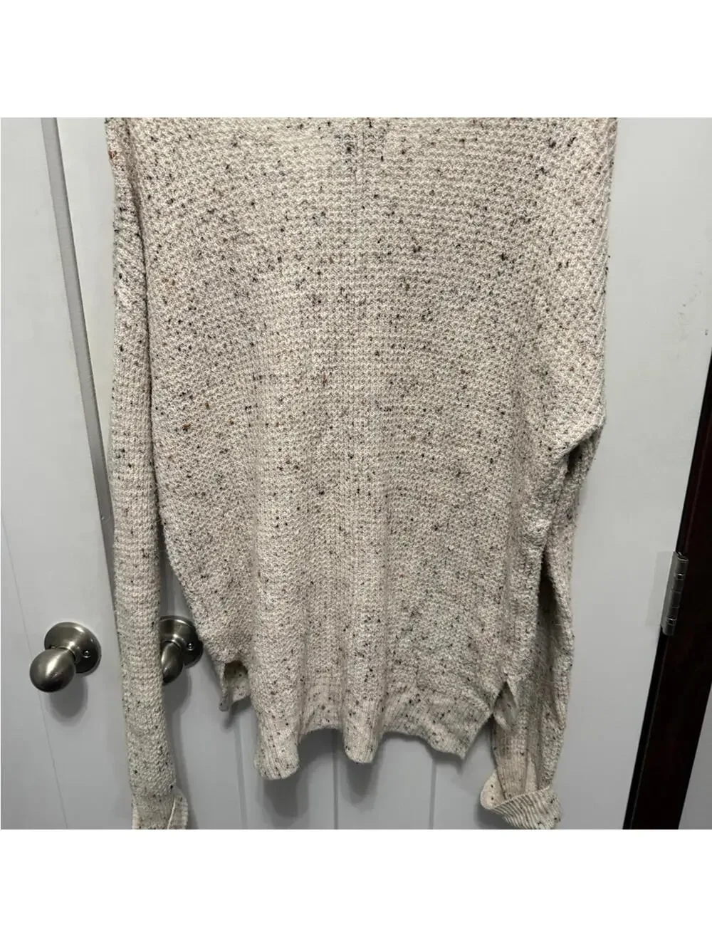 Anthropologie If you were me sweater speckled colored V-neck size Medium
